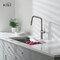Kibi Macon Single Handle Pull Down Kitchen Sink Faucet with Soap Dispenser C-KKF2007BN-KSD100BN - alternate 10